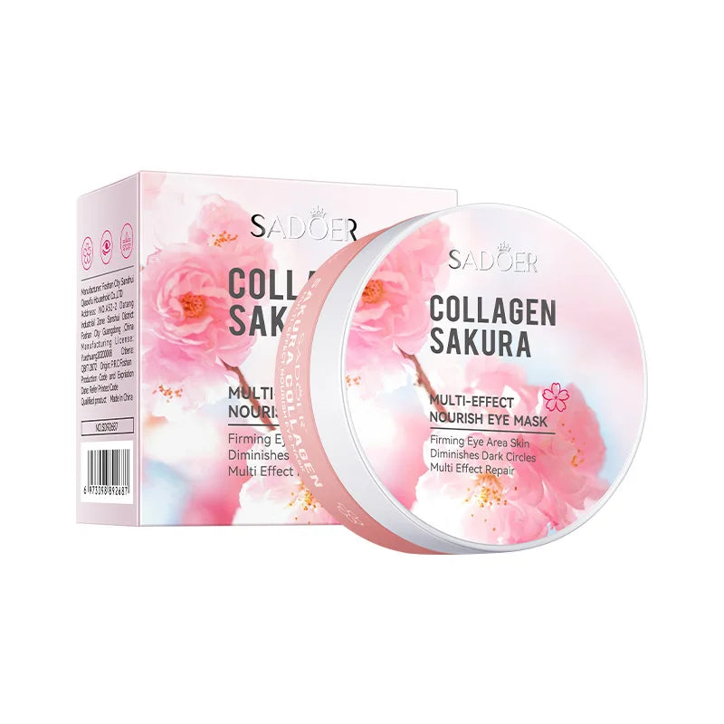 Parches de Colágeno Sakura · Ojos Descansados en 15 Minutos
