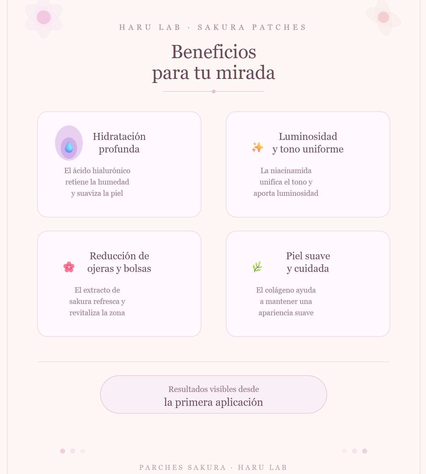 Pack Duo Sakura · 2 cajas de Parches de Colágeno