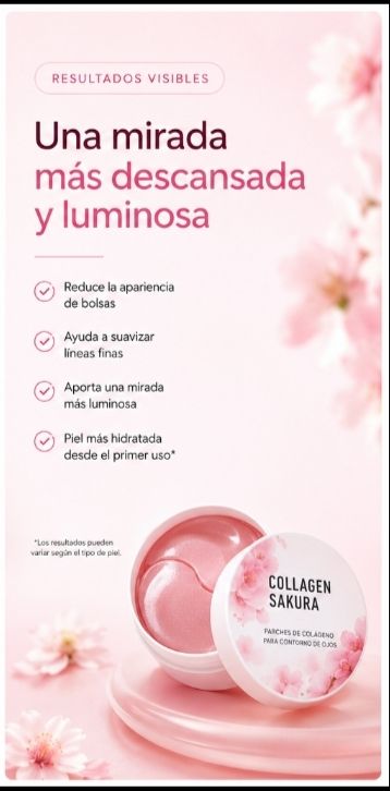 Pack Trío Sakura · 3 cajas de Parches de Colágeno