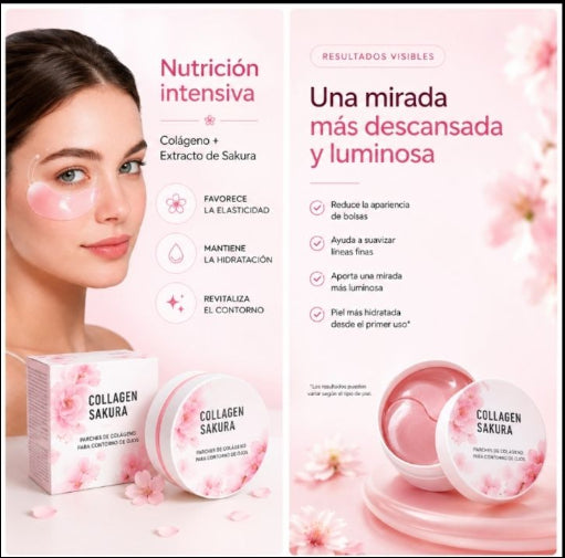Pack Trío Sakura · 3 cajas de Parches de Colágeno